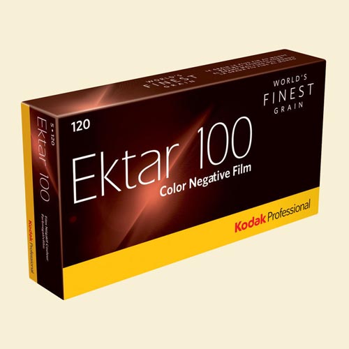 One pack of Kodak Ektar 100 120mm film.