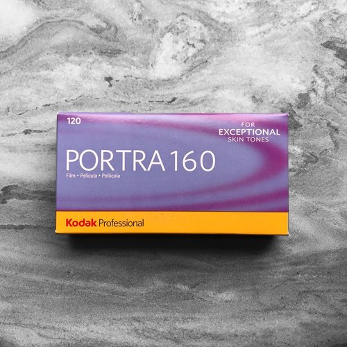 One pack of Kodak Portra 160 120mm film.