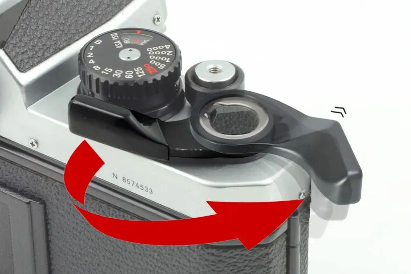 Advance lever movement diagram