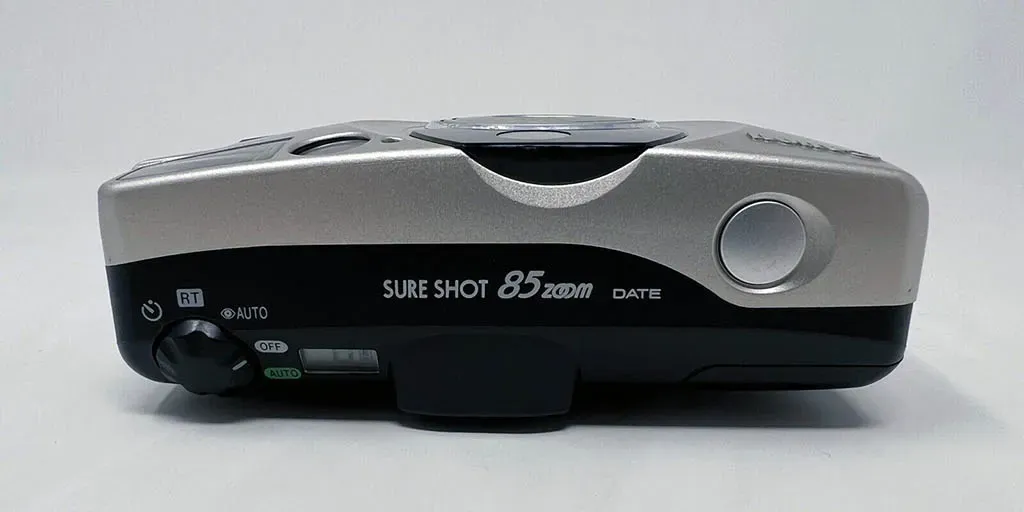 Canon Sure Shot 85 top view