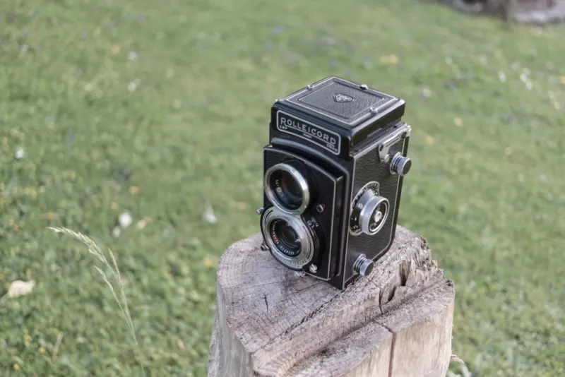 rolleicord top right