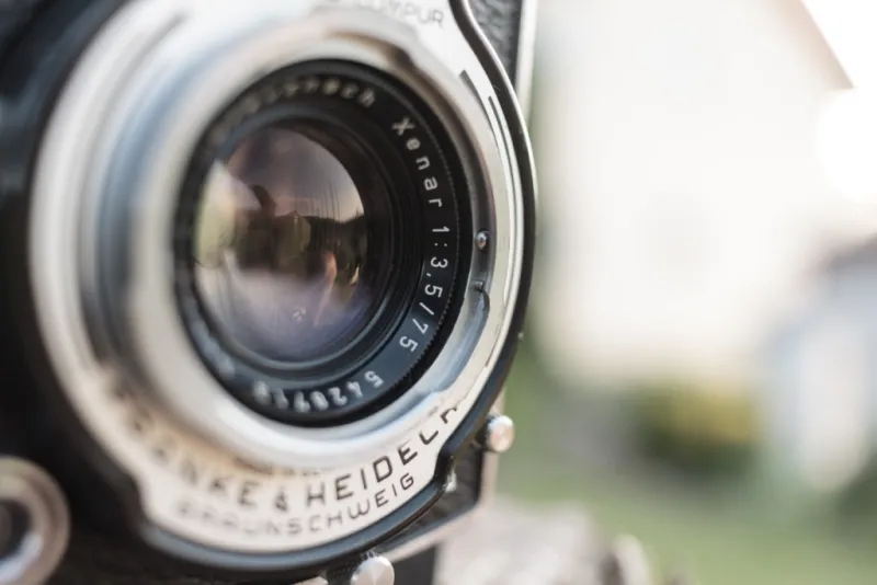 rolleycord front xenar lens