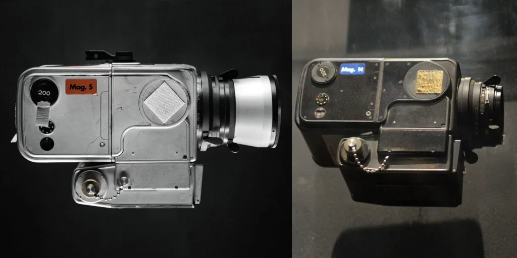 Lunar Hasselblad recreation vs original