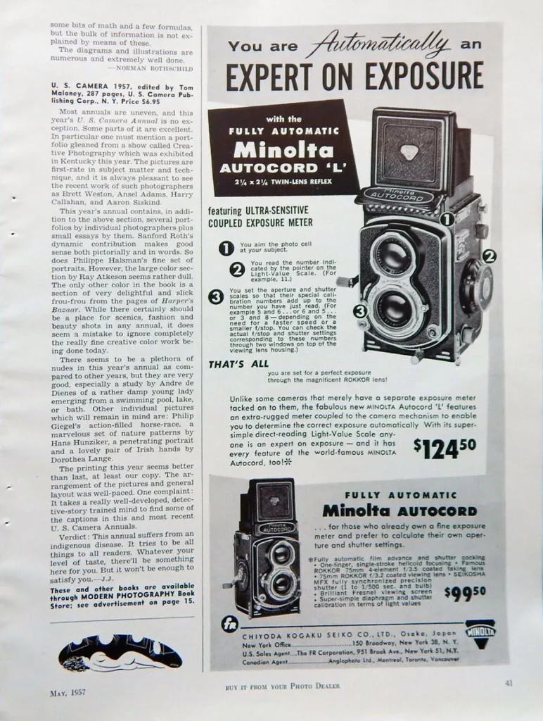 Autocord 1957 listing