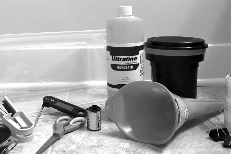 develop black and white film