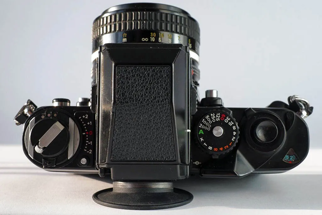 Nikon F3 top view