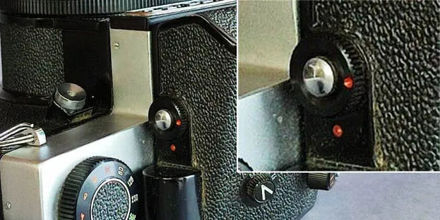 Kiev 6C TTL knob viewfinder remover