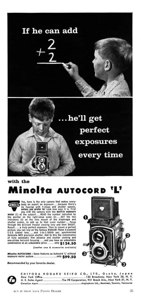Minolta Autocord Models Guide