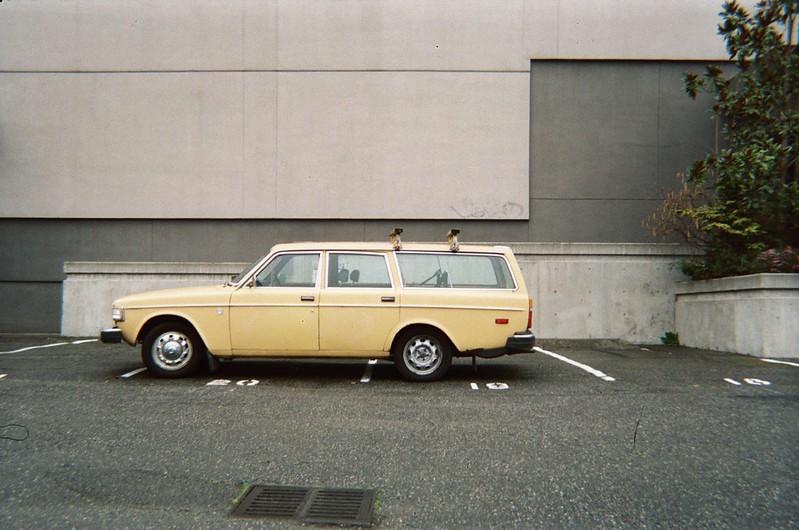 disposable camera car shot