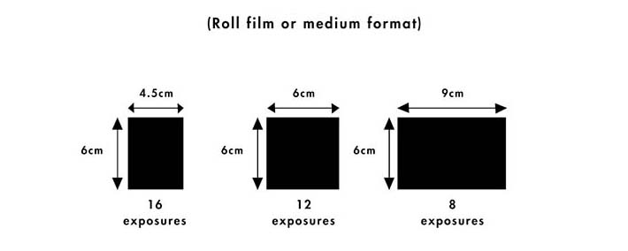 medium format frame sizes
