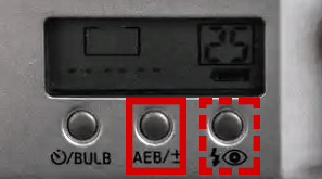 Fujifilm Klasse Exposure compesation buttons