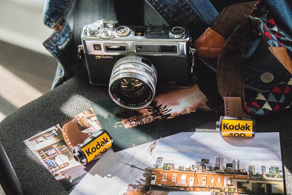 Yashica Electro 35 with Kodak cartridges