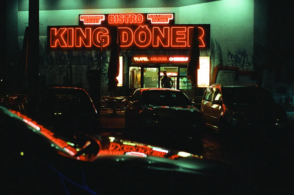 shot taken with the CineStill 800T