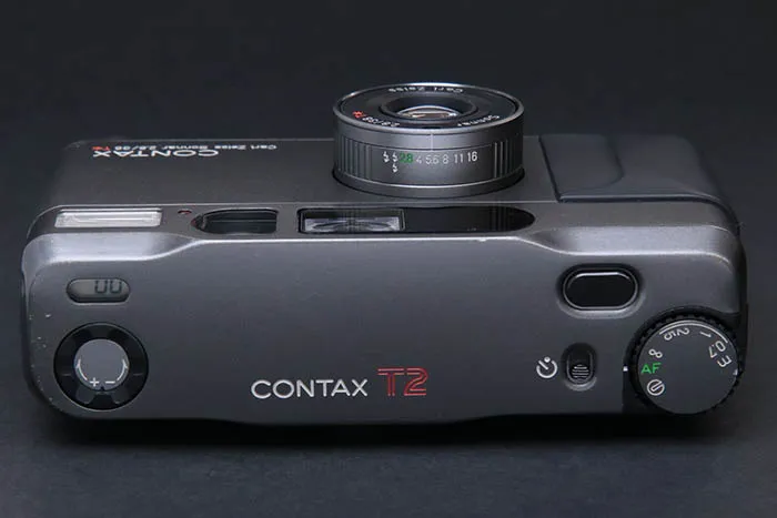 Contax T2 top view