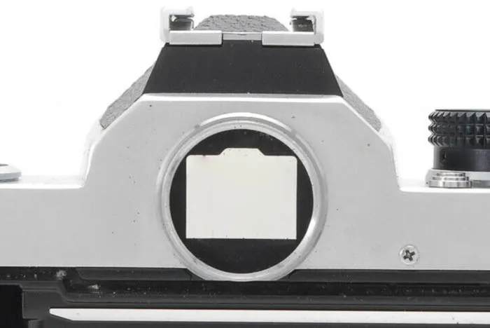 Mechanical film camera viewfinder