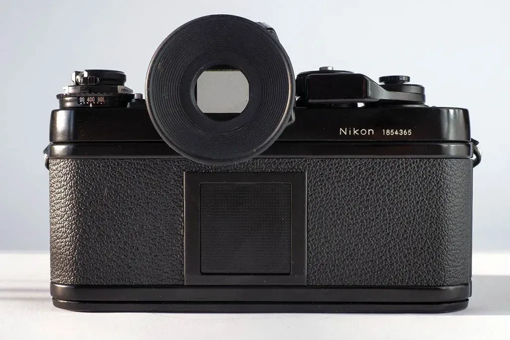 Nikon F3 back view