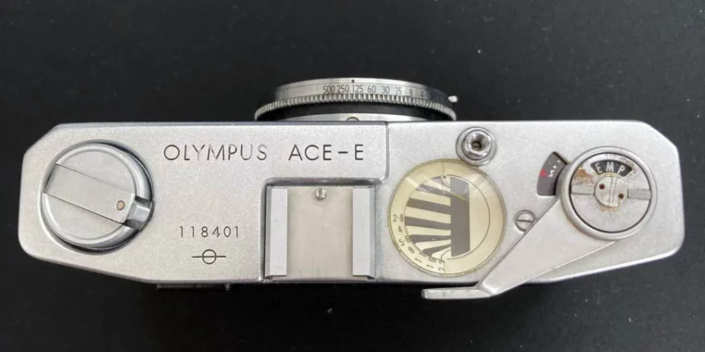 Olympus Ace E top view