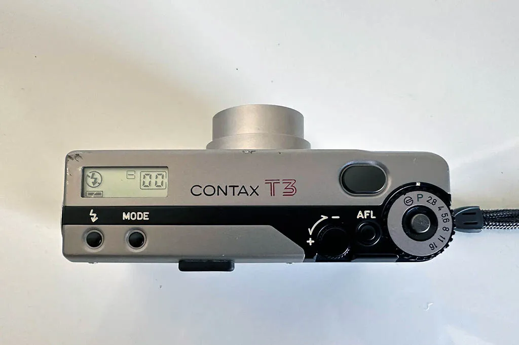 Top view of the contax t3